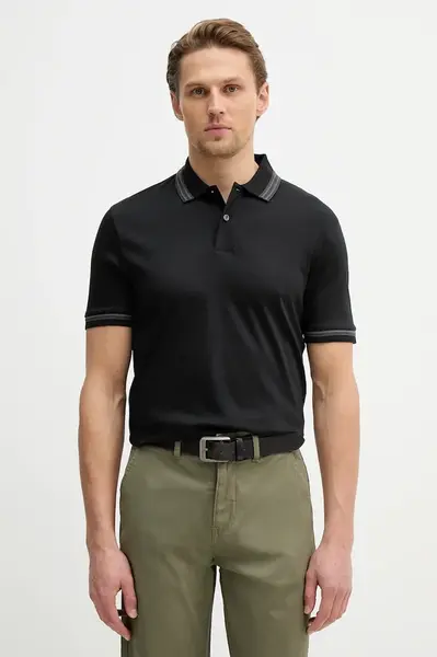 Bavlněné polo tričko BOSS H-Phillipson 202