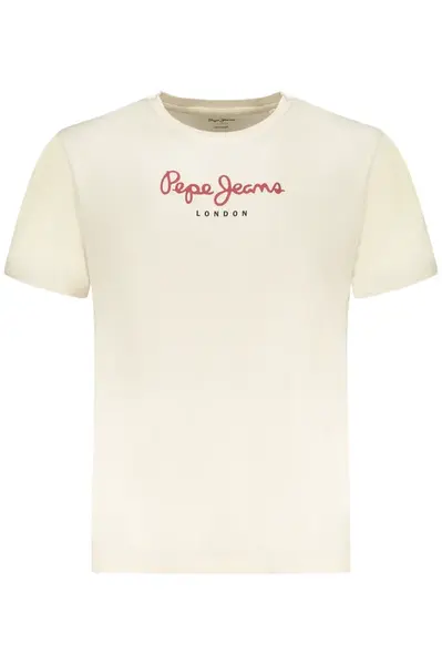 Bílé triko Pepe Jeans