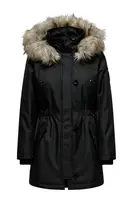 Dámska zimná bunda s kapucňou