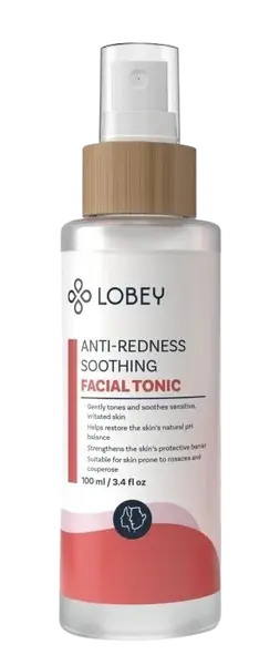 LOBEY Upokojujúce pleťové tonikum na začervenanie pleti 100 ml