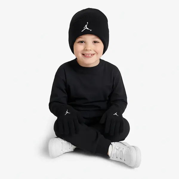 Jordan jordan essentials beanie set 4-7yr