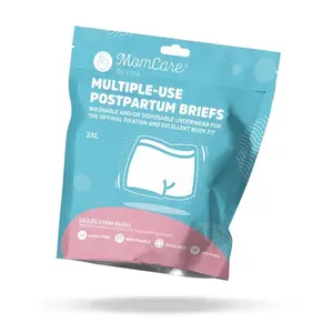 MomCare Poporodní kalhotky pro více použití vel. 2XL 4 ks