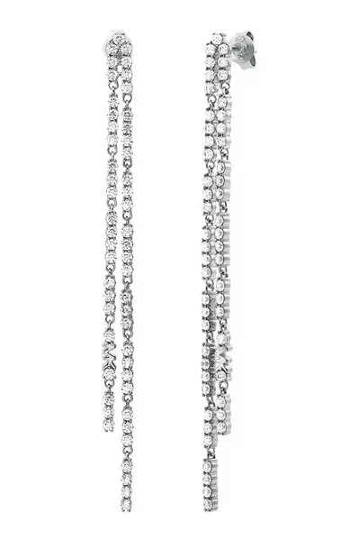 Strieborné náušnice Michael Kors