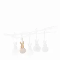 Závěsný králíček Emmy, krémový - Philippi