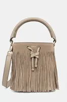 Kožená kabelka BOSS Lenah S Bucket FR