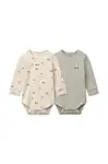 Kojenecké body Liewood Yanni Grow Printed LS Bodystocking 2-pack