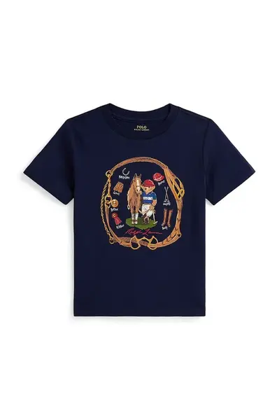 Dětské bavlněné tričko Polo Ralph Lauren