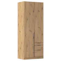 Rauch Möbel ŠATNÍ SKŘÍŇ S OTOČNÝMI DVEŘMI, dub artisan, 91/229/54 cm