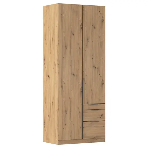 Rauch Möbel ŠATNÍ SKŘÍŇ S OTOČNÝMI DVEŘMI, dub artisan, 91/229/54 cm