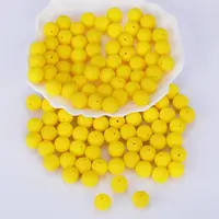 Round Silicone Focal Beads