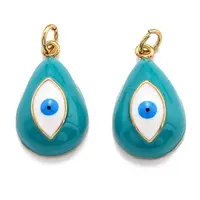 Brass Enamel Pendants