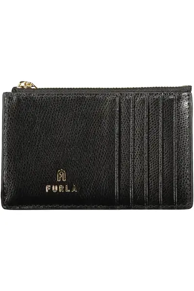 Černá kožená peněženka Furla