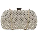 Dámska listová kabelka zlatá - Michelle Moon Estina