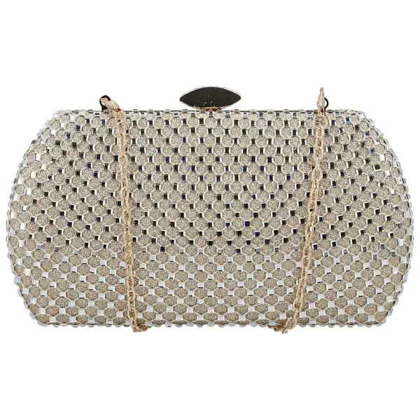 Dámska listová kabelka zlatá - Michelle Moon Estina