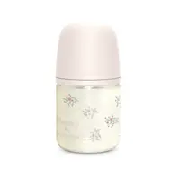 Suavinex Poetry Skleněná láhev fyziologická SX Pro 0m+ SF 120 ml 1 ks růžová