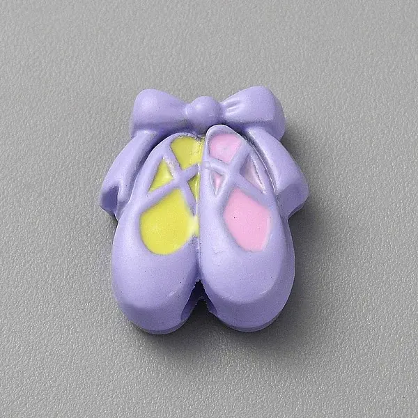 Spray Painted Alloy Beads