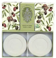 LA FLORENTINA Kazeta mýdel Olivo in Fiore 2 x 115 g