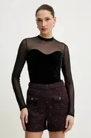 Halenka Morgan dámská, černá barva, hladká, TAMMY