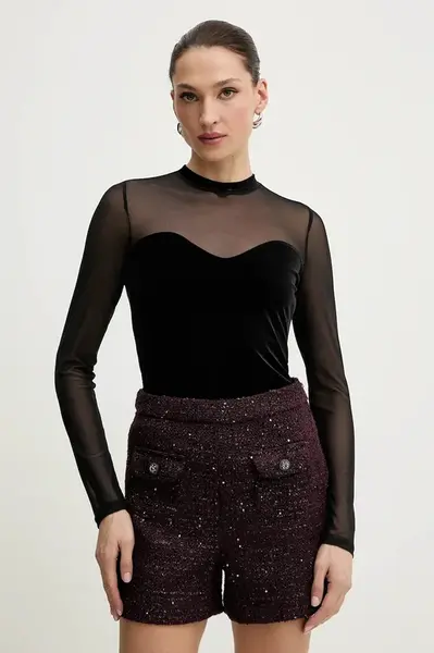 Halenka Morgan dámská, černá barva, hladká, TAMMY