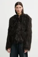 Kabát ZADIG&VOLTAIRE hnědá barva, WWCO01243