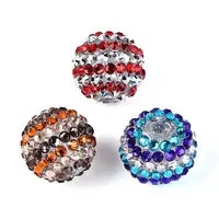 Acrylic with Resin Rhinestone Beads
