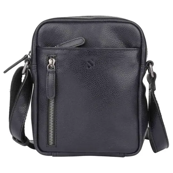 Pánská kožená taška přes rameno Sparwell Savant - černá