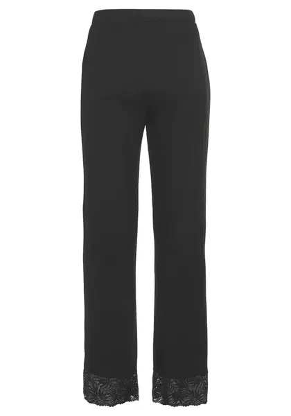 LASCANA Pyžamové nohavice  čierna