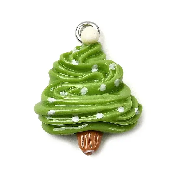 Christmas Opaque Resin Pendants