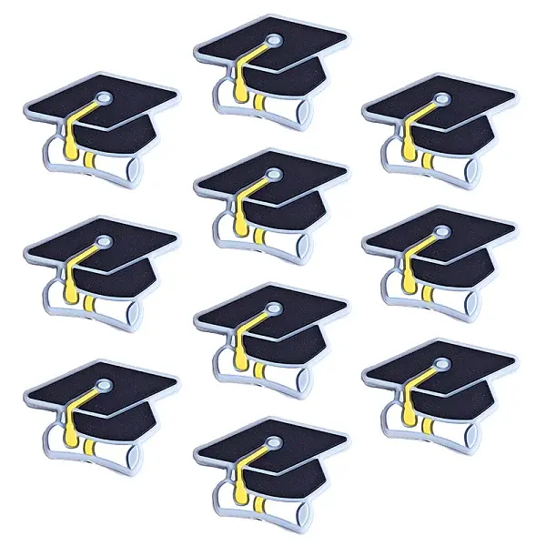 Doctorial Hat Silicone Focal Beads