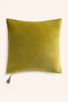 Bavlněný dekorativní povlak na polštář Calma House Velour 45 x 45 cm béžová barva