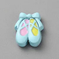 Spray Painted Alloy Beads