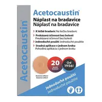 ACETOCAUSTIN Náplast na bradavice 20 kusů