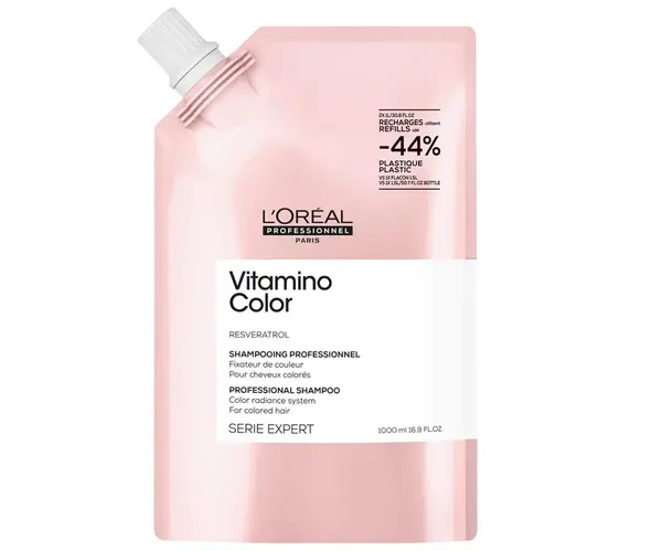 Šampon pro zářivost barvy vlasů Loréal Professionnel Vitamino Color - 1000 ml, náhradní náplň - L’Oréal Professionnel + dárek zdarma