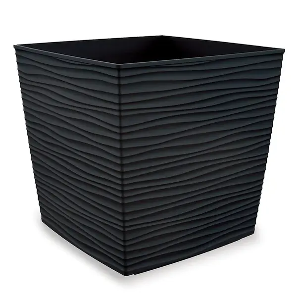 Kvetináč Aurora Cube 30x30x29 antracyt