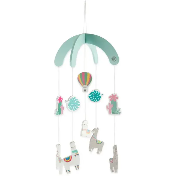 Bieco Wooden Mobile kolotoč na postieľku 0 m+ Llama 1 ks