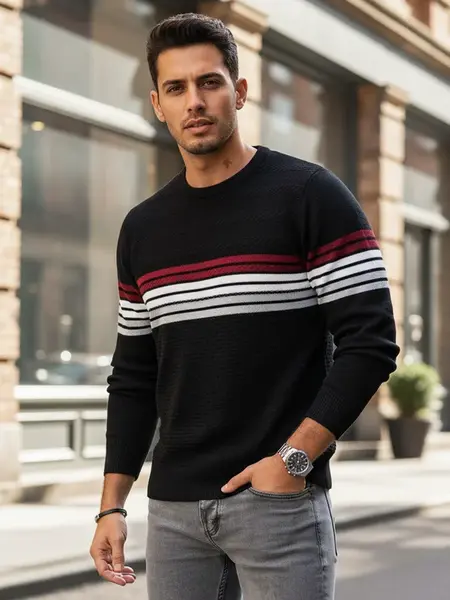 Pánsky vzorovaný sveter