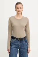 Bavlnené tričko s dlhým rukávom Armani Exchange