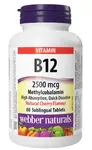 WEBBER NATURALS Vitamín B12 2500 mcg Methylkobalamín