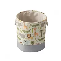 Livefy kôš na hračky / bielizeň Safari 40x35cm, sivý