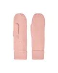 Ružové pletené rukavice