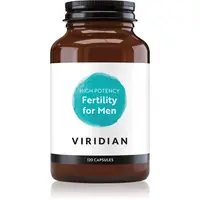 Viridian Nutrition High Potency Fertility for Men kapsuly pre zdravú prostatu a podporu potencie 120 cps
