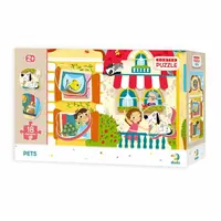 Dodo Puzzle s tříděním obrázků Mazličci 18 dílků