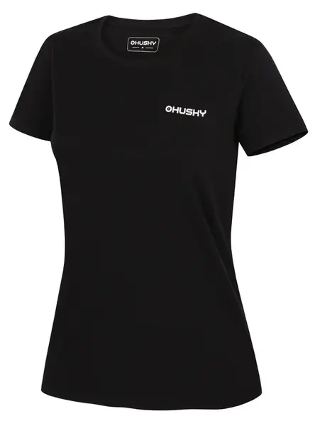 Husky Tee Walker L S, black Dámské bavlněné triko