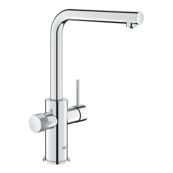 Grohe Blue Pure - Dřezová baterie Minta s filtrační funkcí a výsuvnou koncovkou, chrom 30590000