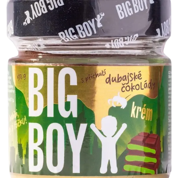 BIG BOY ® Pistáciový krém s příchutí dubajské čokolády 170 g