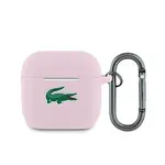 Pouzdro Lacoste Liquid Silicone Croc Logo Pouzdro pro AirPods 4, pink