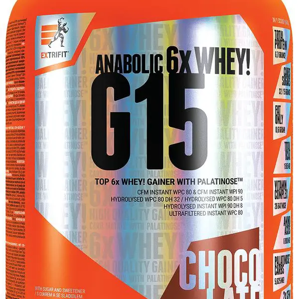 EXTRIFIT G 15 Anabolic Gainer čokoláda 3000 g