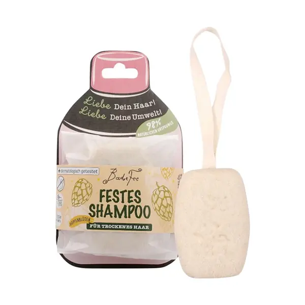 BADEFEE Tuhý šampon Hop Blossoms 80 g