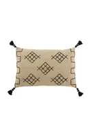 Bavlnený dekoratívny vankúš J-Line 59 x 37,5 x 13,5 cm