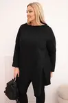 Plus Size dámska blúzka s asymetrickým dizajnom